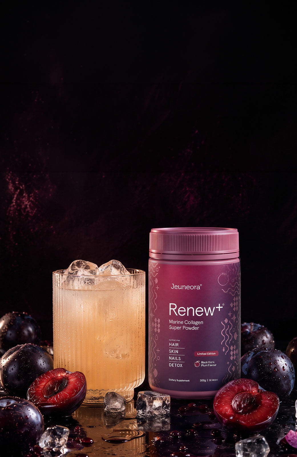 Renew+ Black Doris Plum limited edition