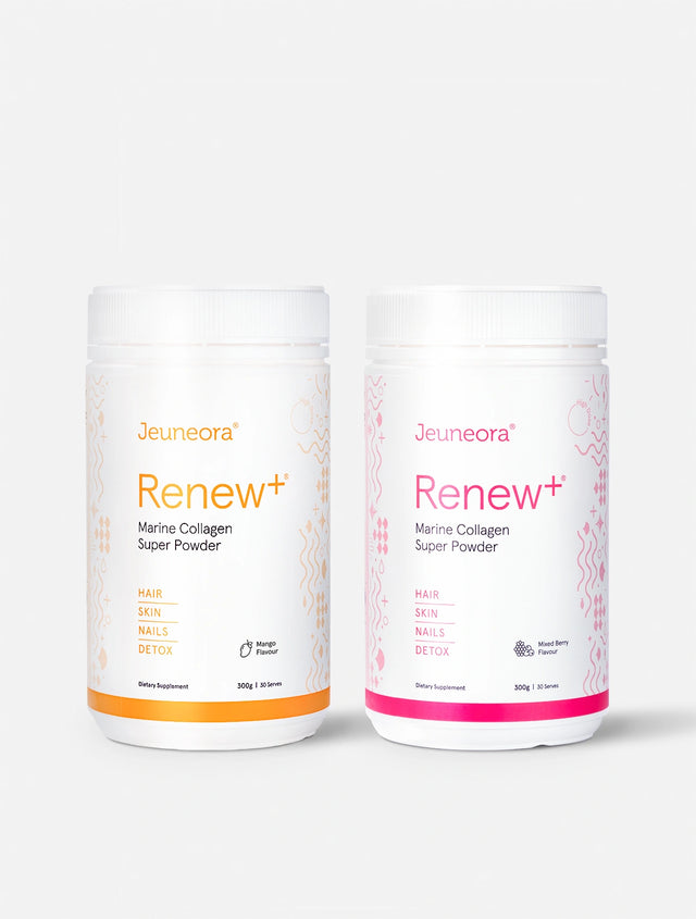 Renew+® Marine Collagen Super Powder Twin Pack - Mixed Berry/Mango